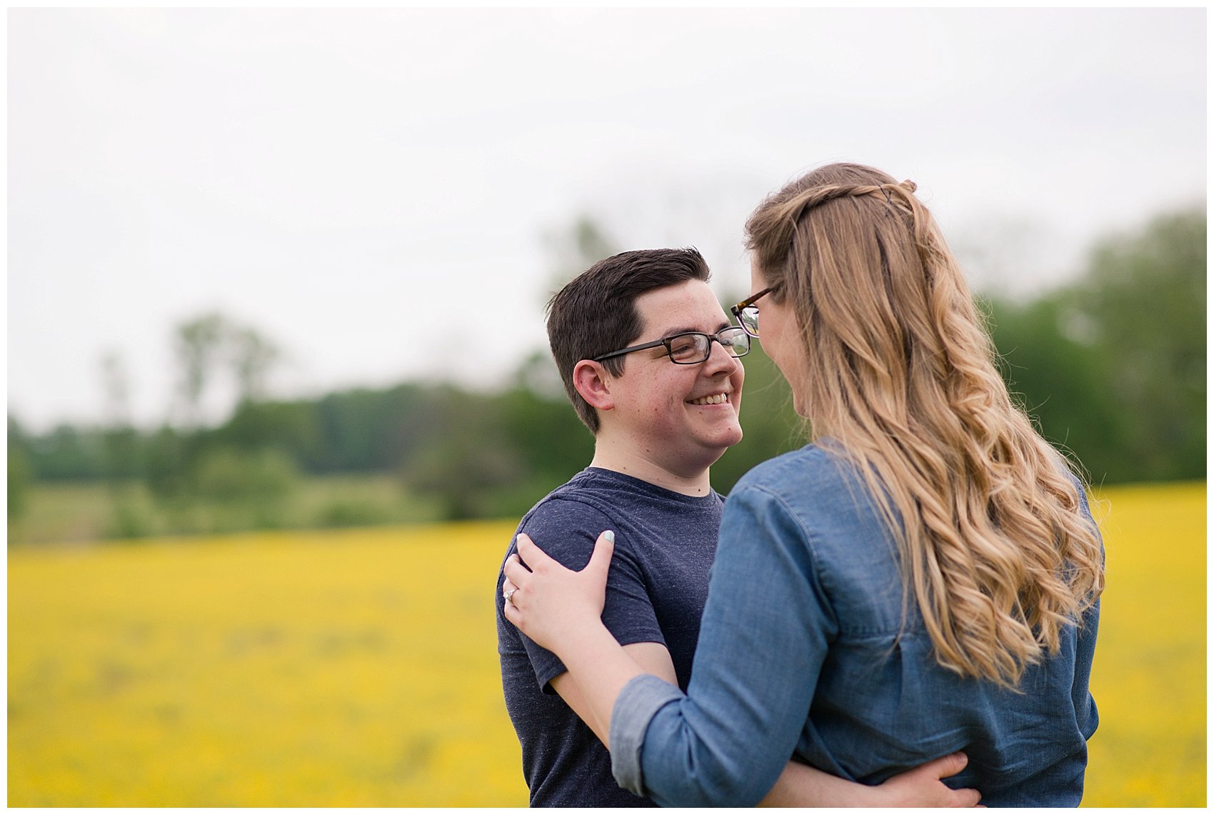 Yellow Field Suffolk Virginia Engagement Session_0616