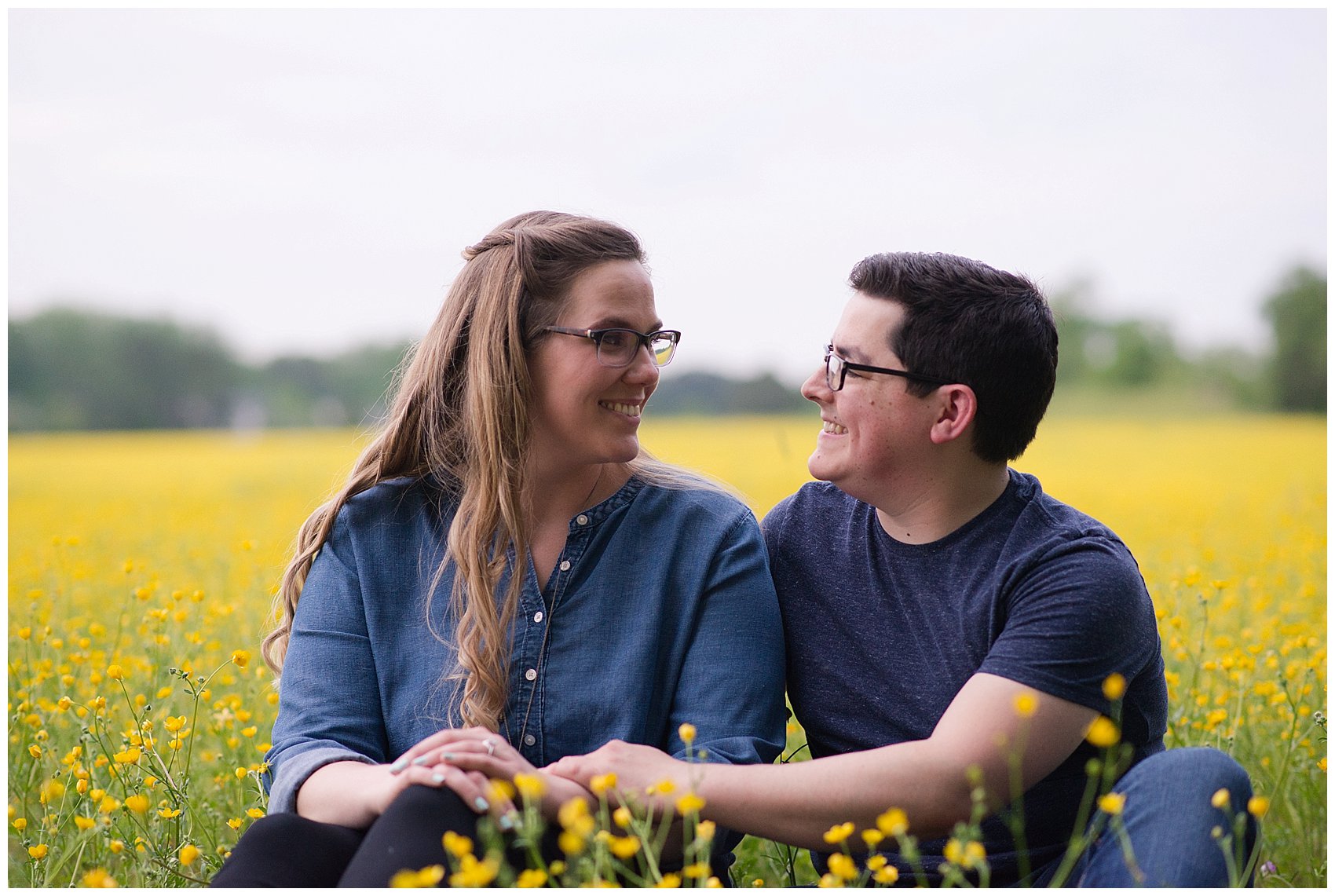 Yellow Field Suffolk Virginia Engagement Session_0619