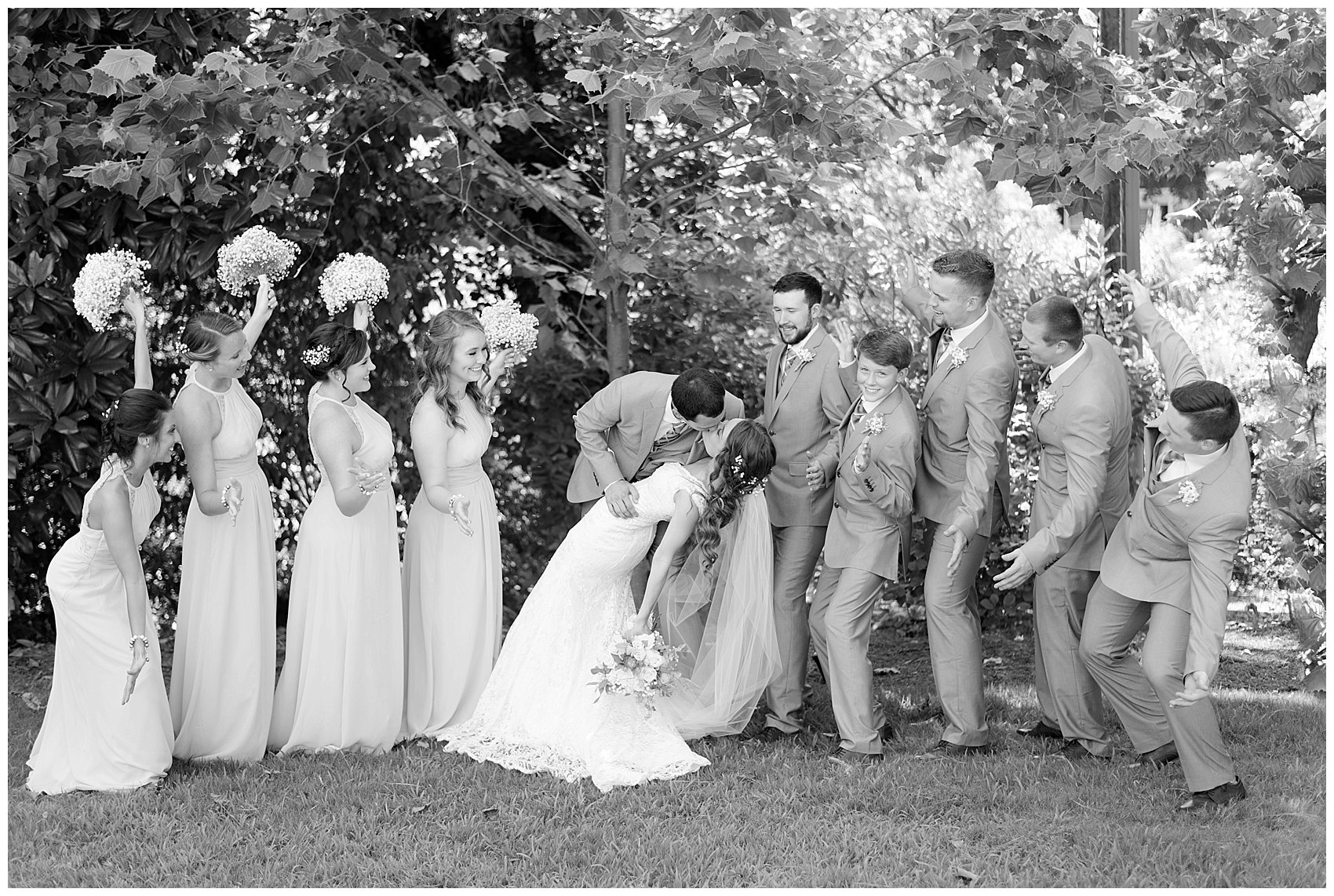 Beautiful Neutral Cream Wedding Womens Club of Portsmouth Virginia Wedding Photographers_1578