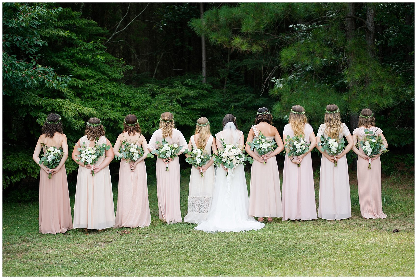 Beautiful Blush Pink Cream Green Wedding Charlotte North Carolina Virginia Wedding Photographers_1716
