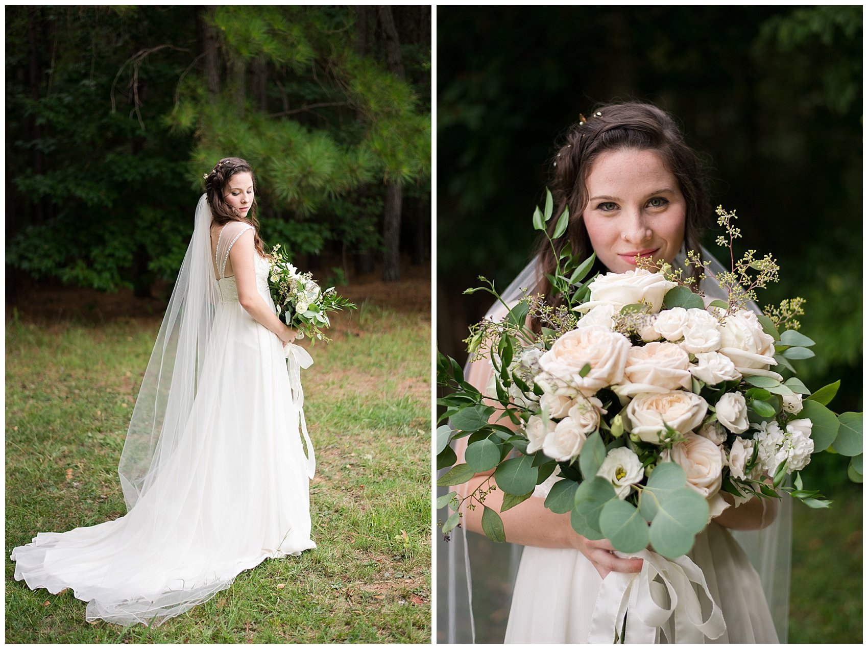 Beautiful Blush Pink Cream Green Wedding Charlotte North Carolina Virginia Wedding Photographers_1741