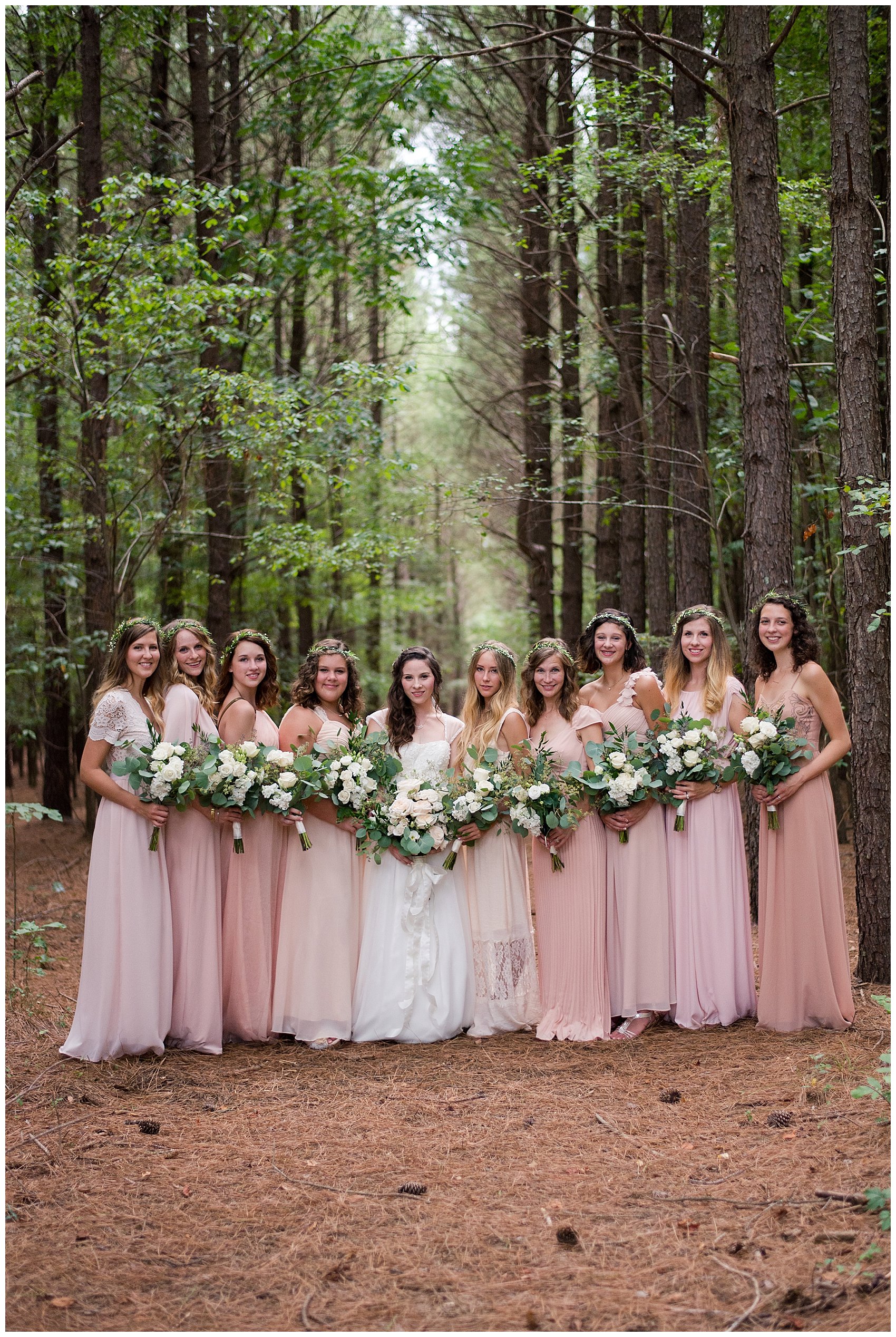 Beautiful Blush Pink Cream Green Wedding Charlotte North Carolina Virginia Wedding Photographers_1754