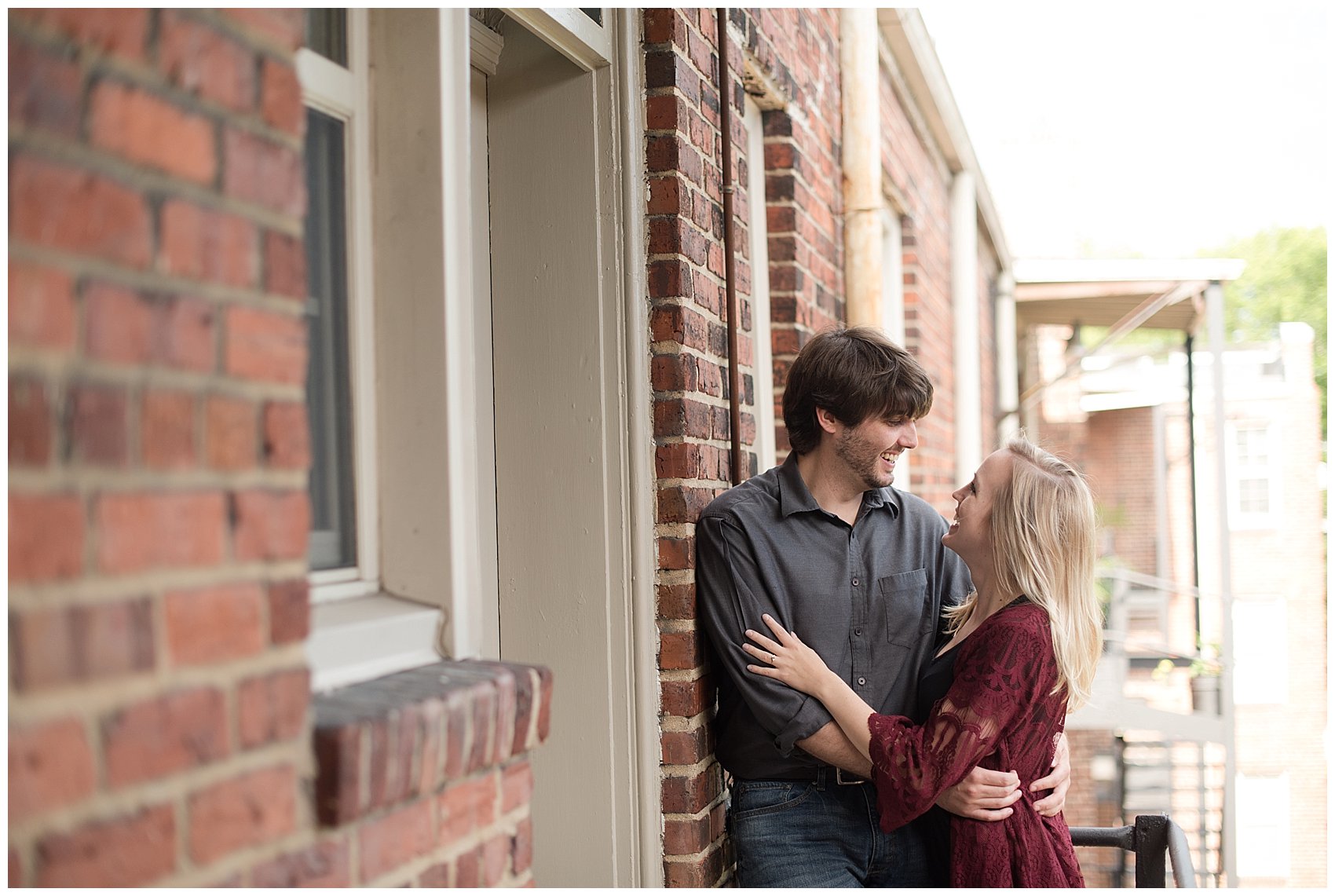 Downtown Norfolk Cozy In Home Engagement Session Virginia Wedding Photographers_4638