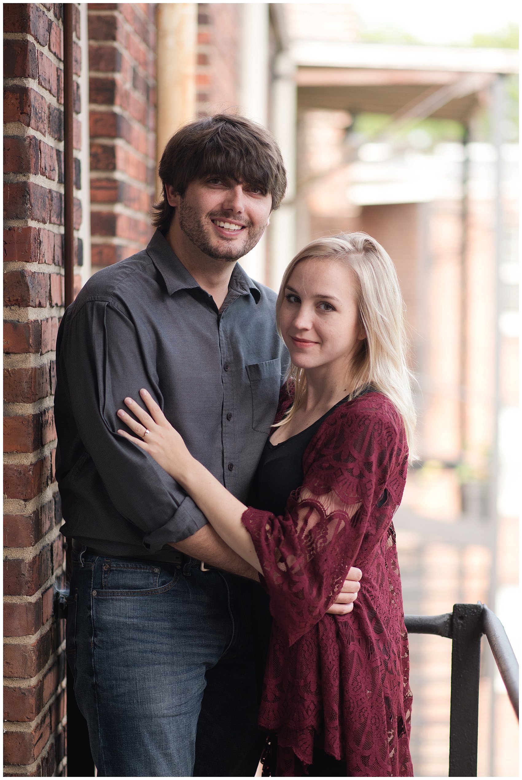 Downtown Norfolk Cozy In Home Engagement Session Virginia Wedding Photographers_4641