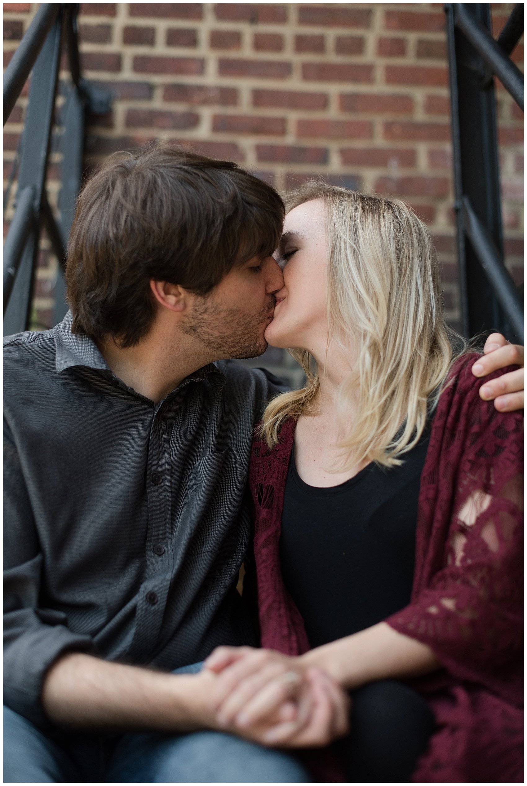 Downtown Norfolk Cozy In Home Engagement Session Virginia Wedding Photographers_4647