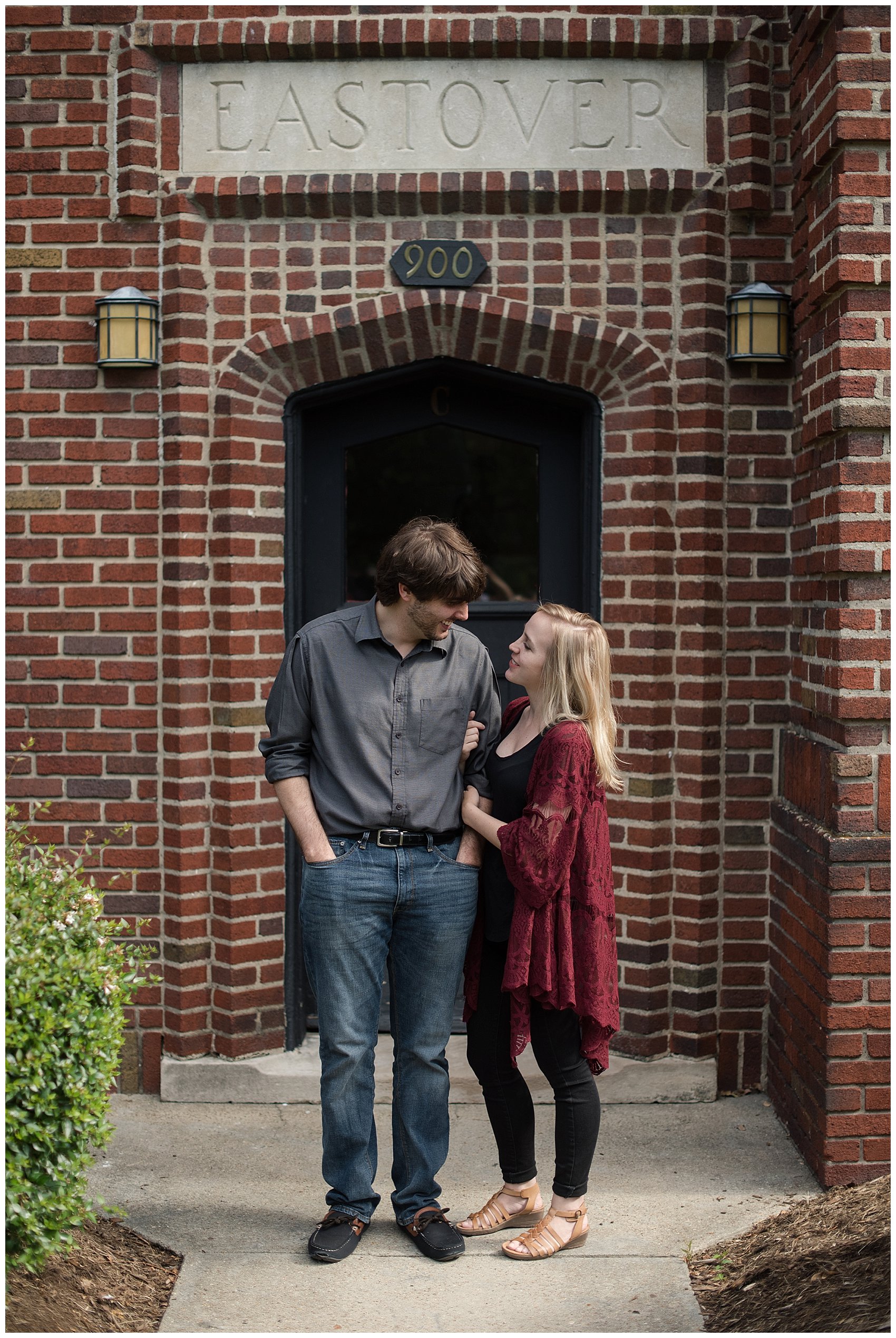 Downtown Norfolk Cozy In Home Engagement Session Virginia Wedding Photographers_4648