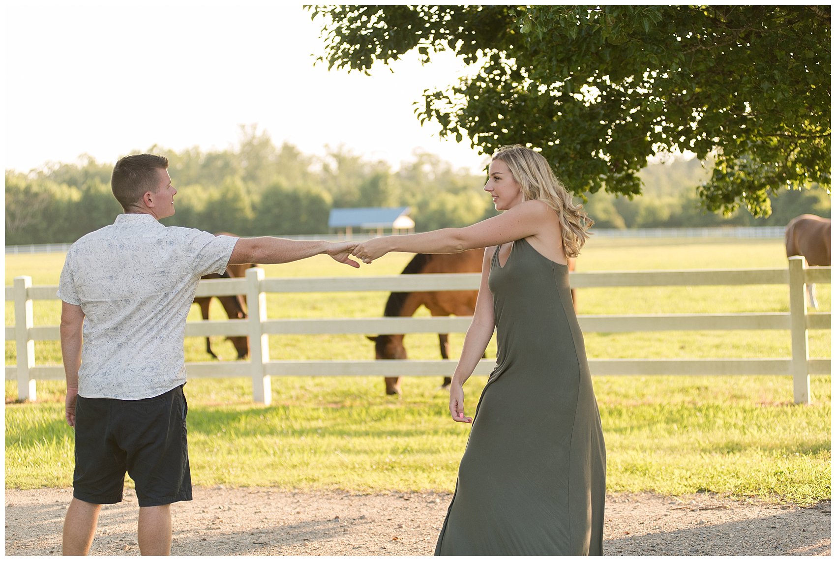 Golden Summer Engagement Session Back Bay Horse Farm Virginia Wedding Photographers_5513