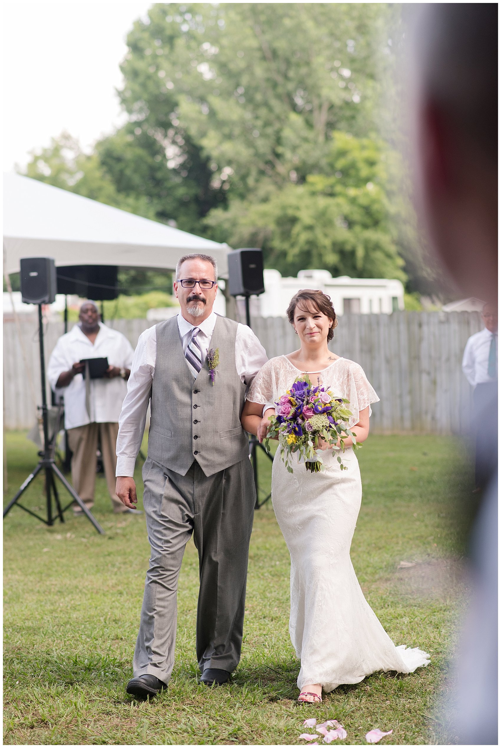 Purple and Green Quaint Backyard Wedding Virginia Beach Wedding Photographers_5310
