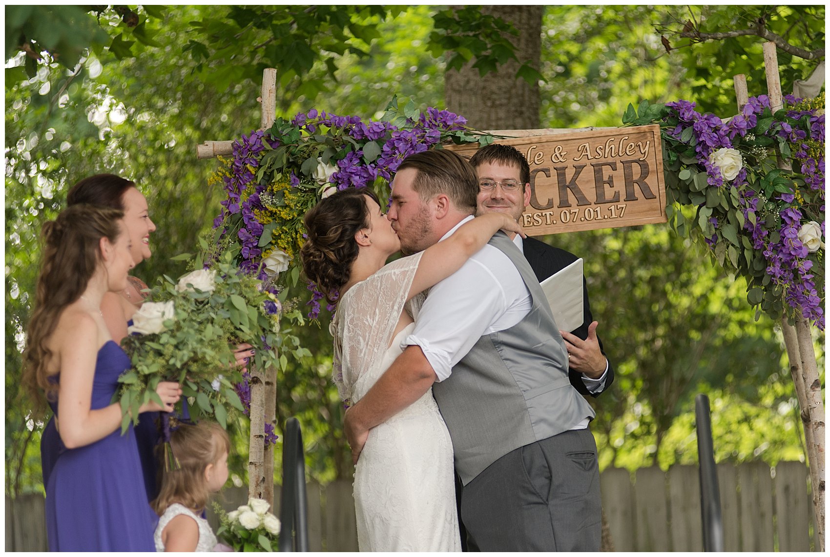 Purple and Green Quaint Backyard Wedding Virginia Beach Wedding Photographers_5317