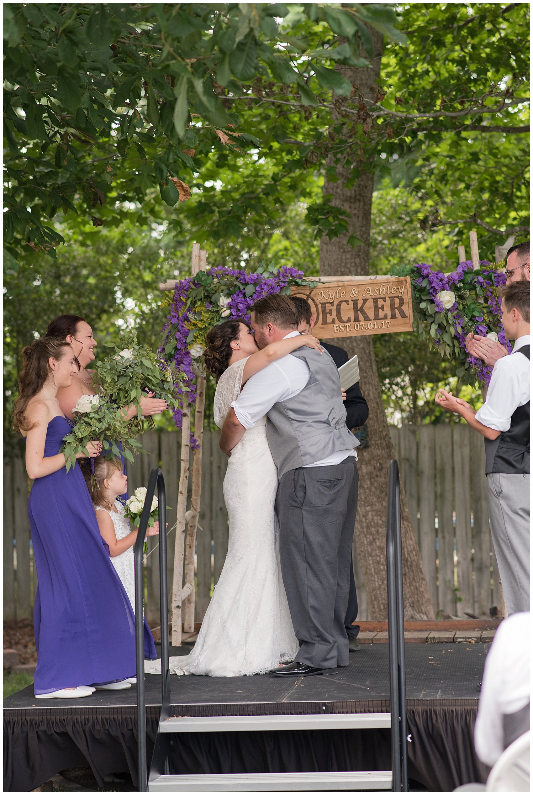 Purple and Green Quaint Backyard Wedding Virginia Beach Wedding Photographers_5319