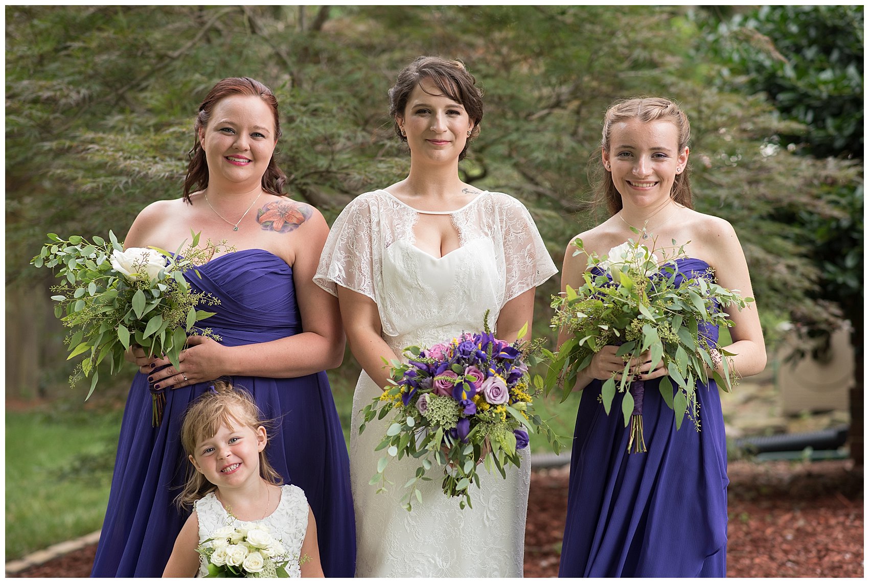 Purple and Green Quaint Backyard Wedding Virginia Beach Wedding Photographers_5325