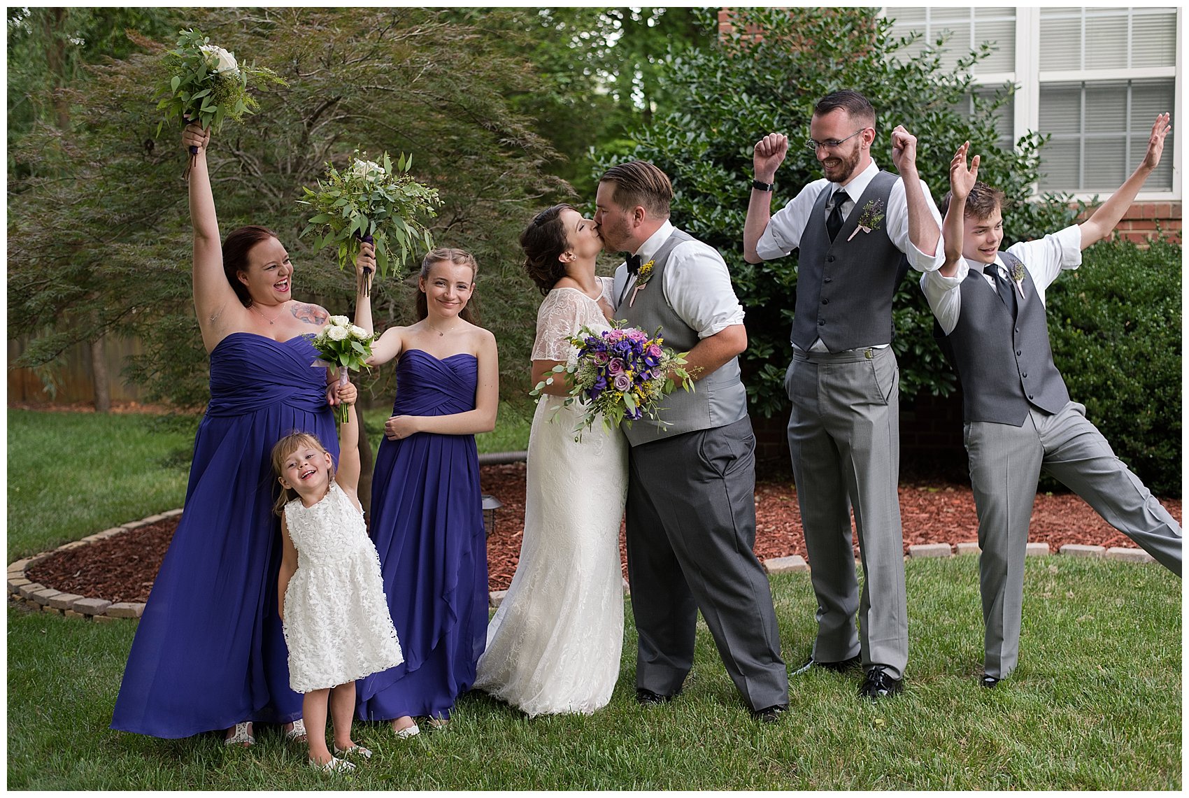Purple and Green Quaint Backyard Wedding Virginia Beach Wedding Photographers_5331