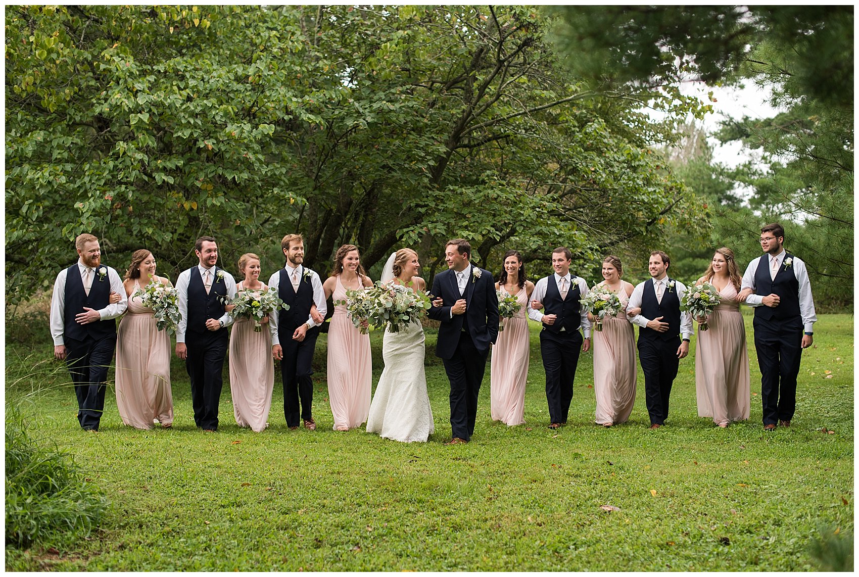 Blush Summer Kilmarnock Outdoor Wedding Virginia Photographers_5942