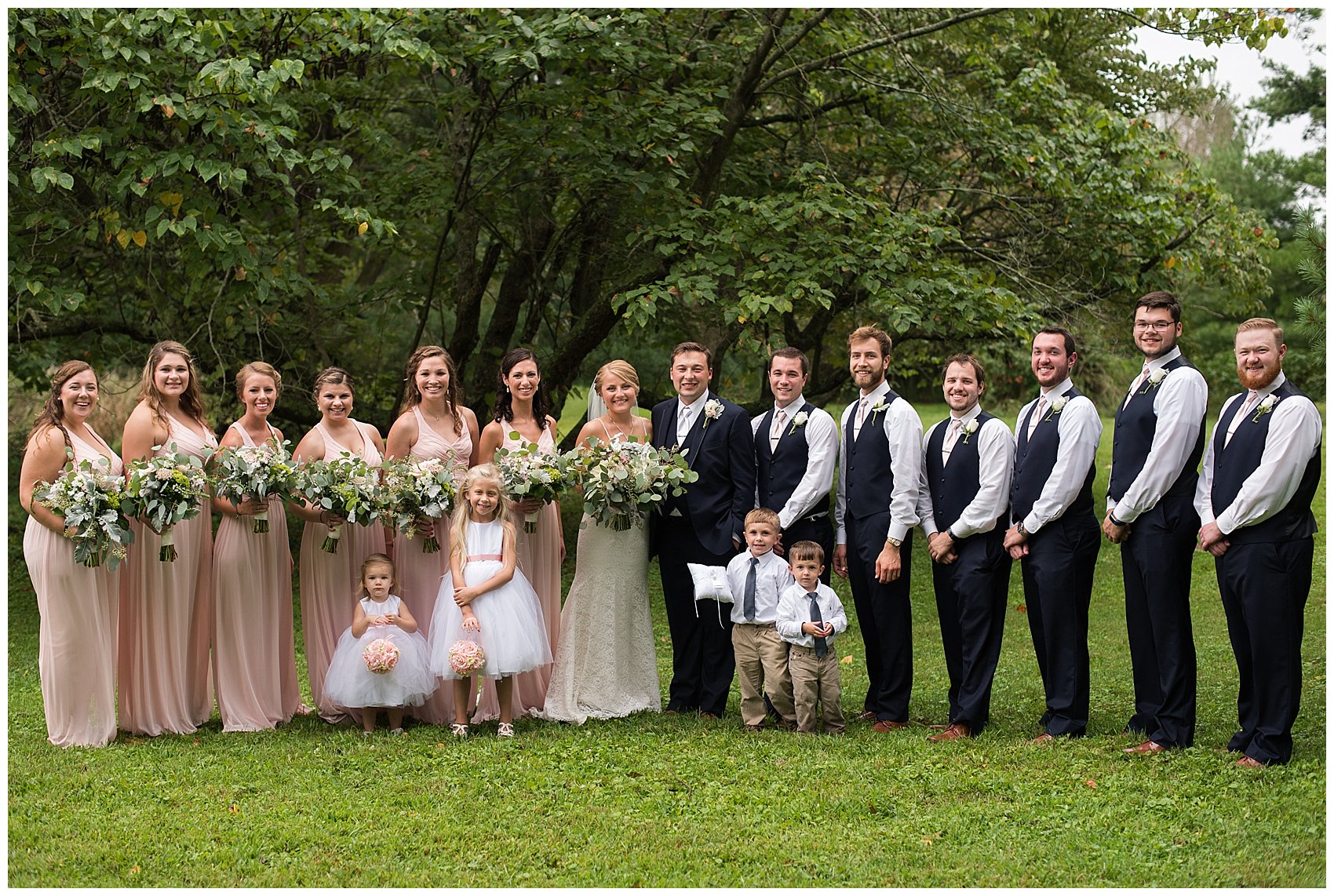 Blush Summer Kilmarnock Outdoor Wedding Virginia Photographers_5943