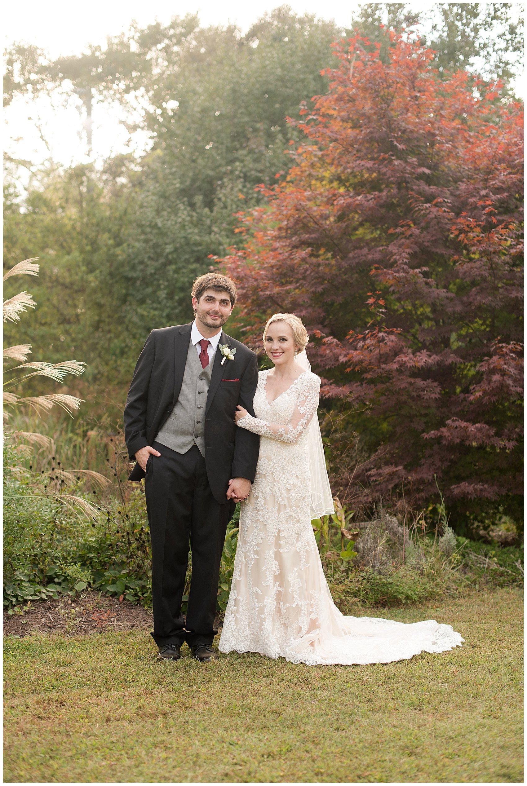 Red Wine Moss Gre
en Fall Autumn Wedding Historic Jasmine Plantation Providence Forge Virginia Wedding Photographers_6599