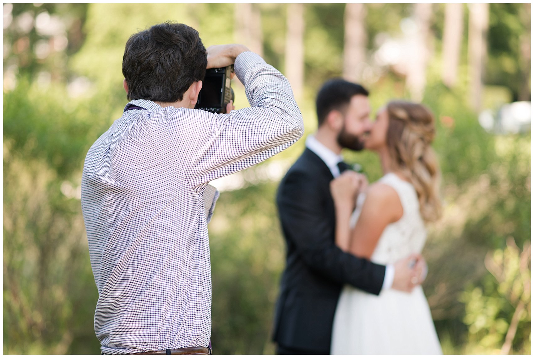 Behind Scenes Real Life Virginia Wedding Photographers Husband and Wife Team Hampton Roads_7405