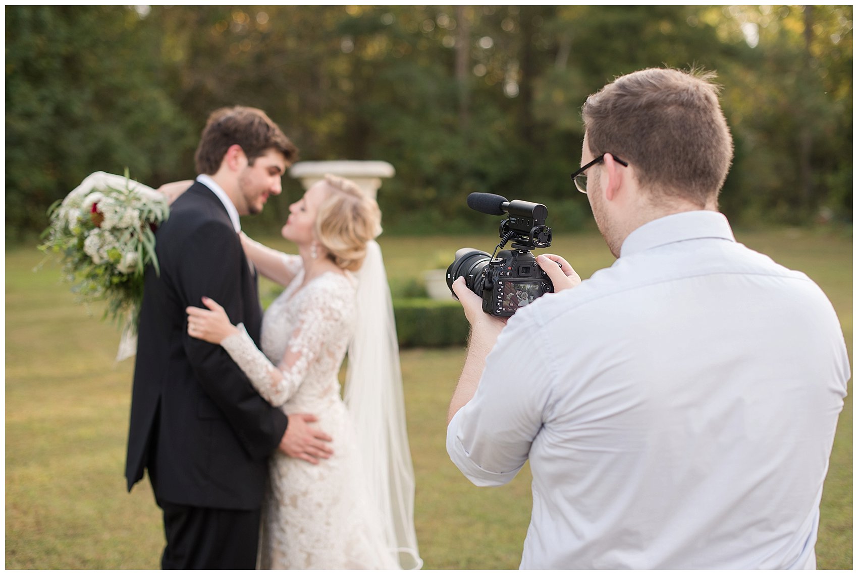 Behind Scenes Real Life Virginia Wedding Photographers Husband and Wife Team Hampton Roads_7437