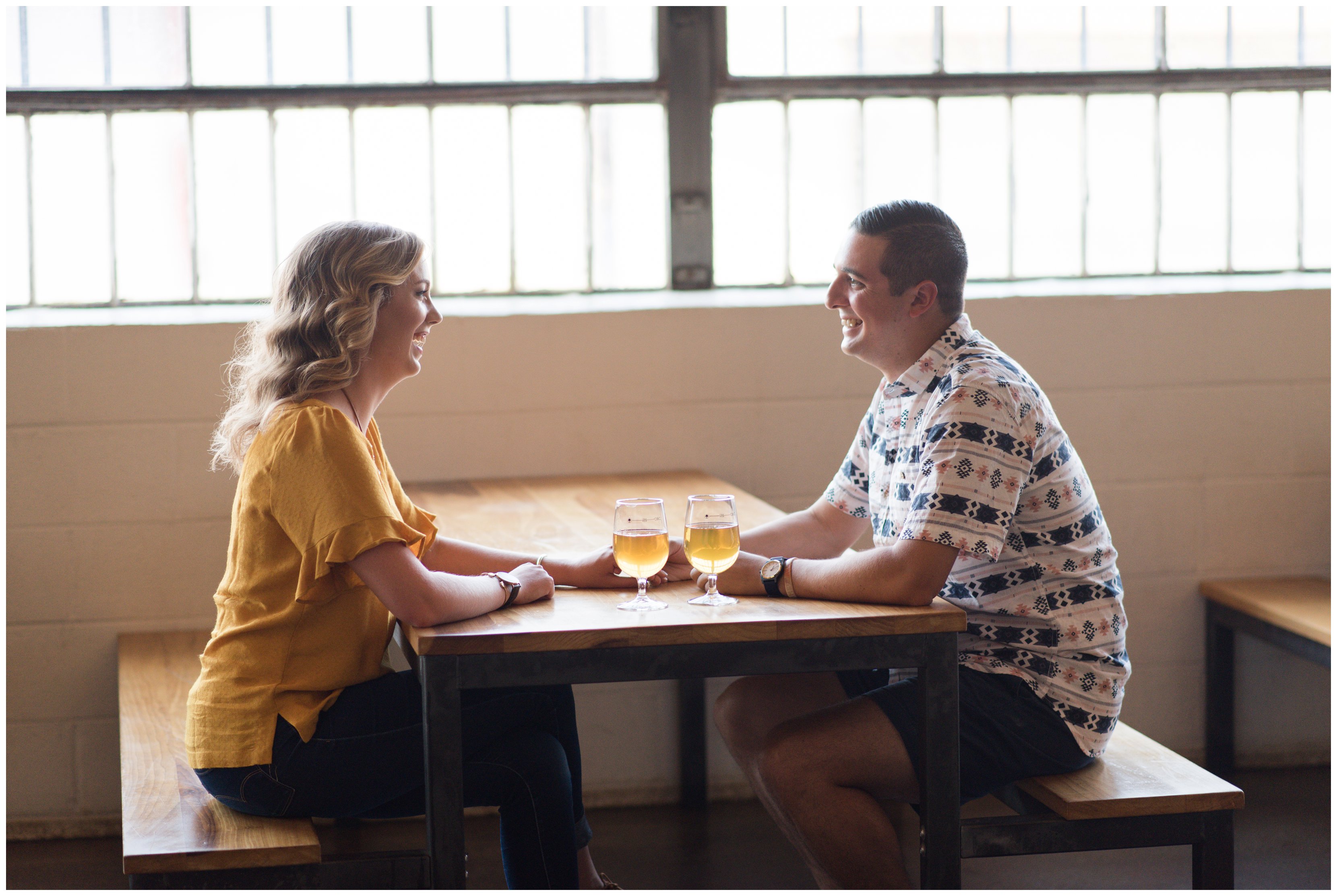 brewery engagement session o'connors norfolk by hampton roads virginia photographers