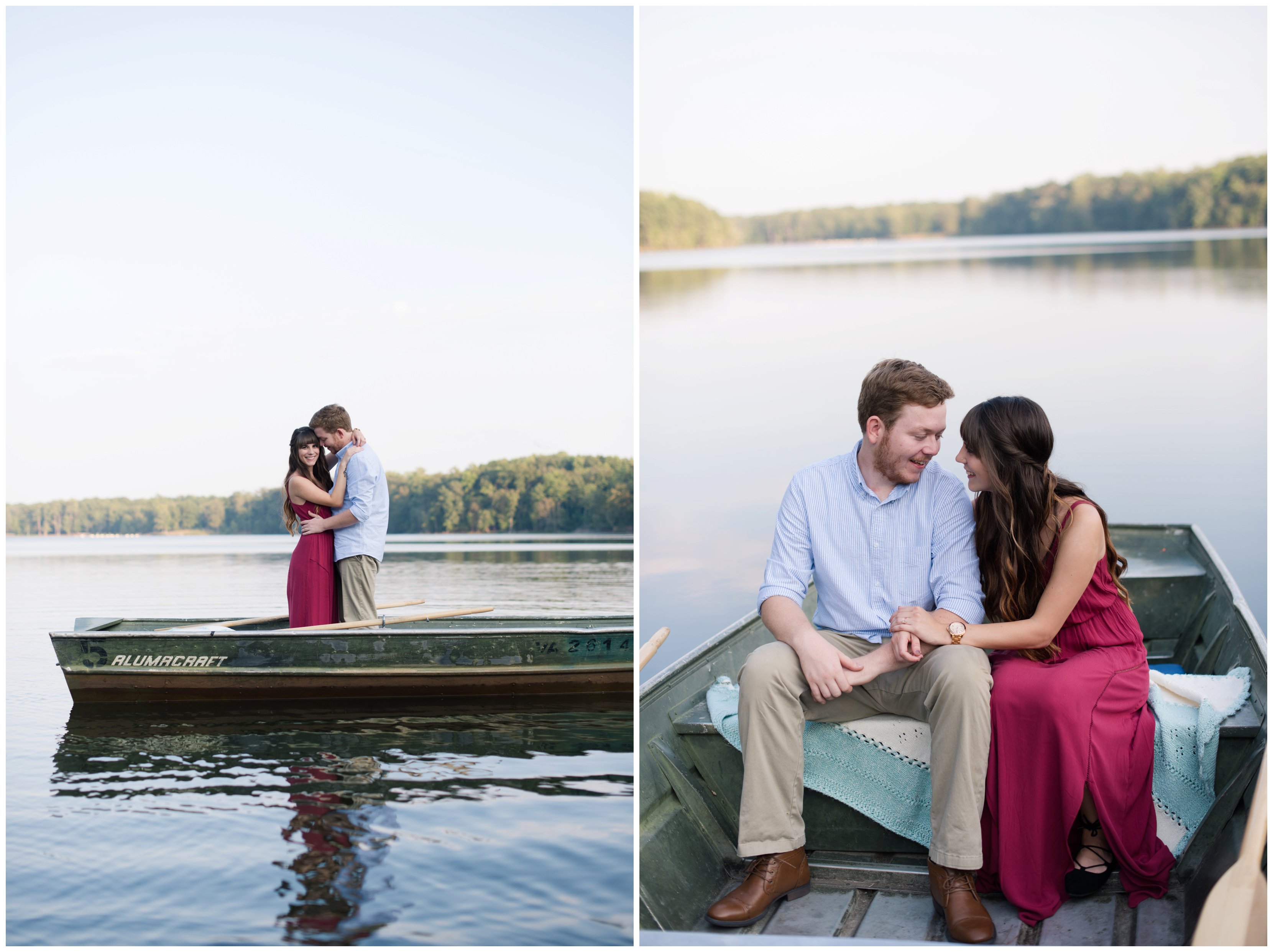 boat engagement session by virginia wedding photographer