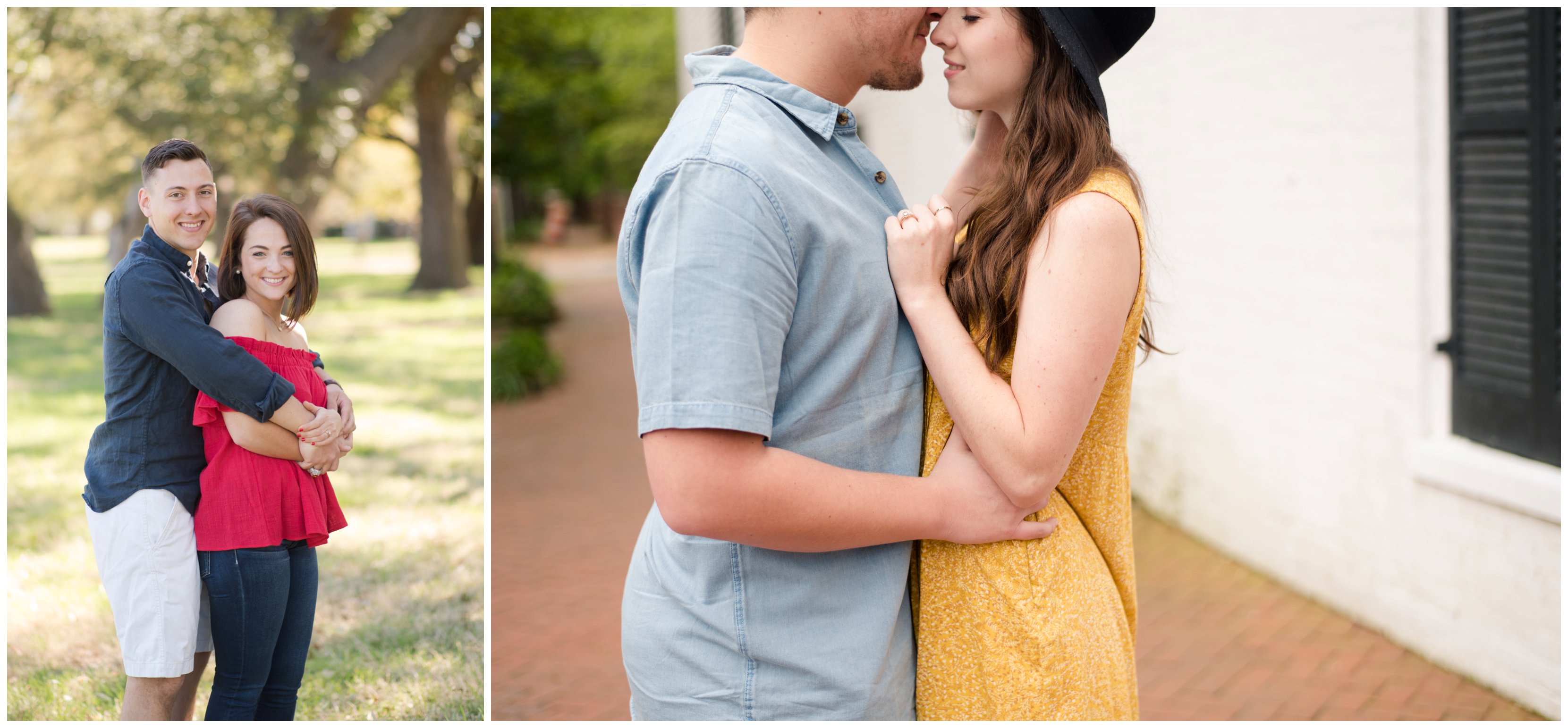 bold and colorful outfit inspiration for engagement session by virginia wedding photographer