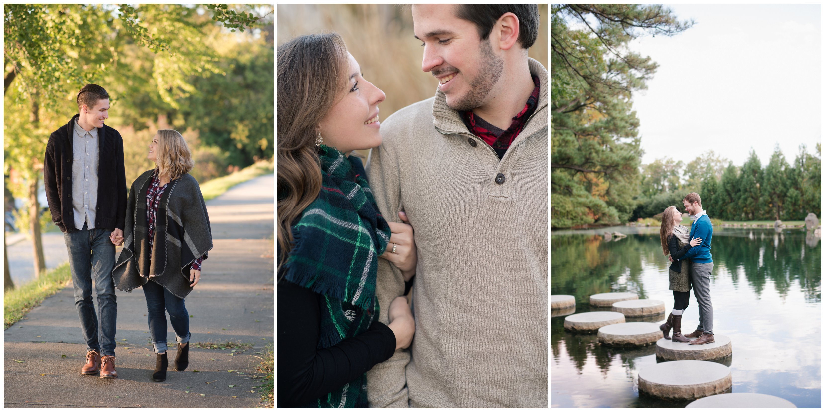 autumn outfit inspiration for fall engagement session by virginia wedding photographer