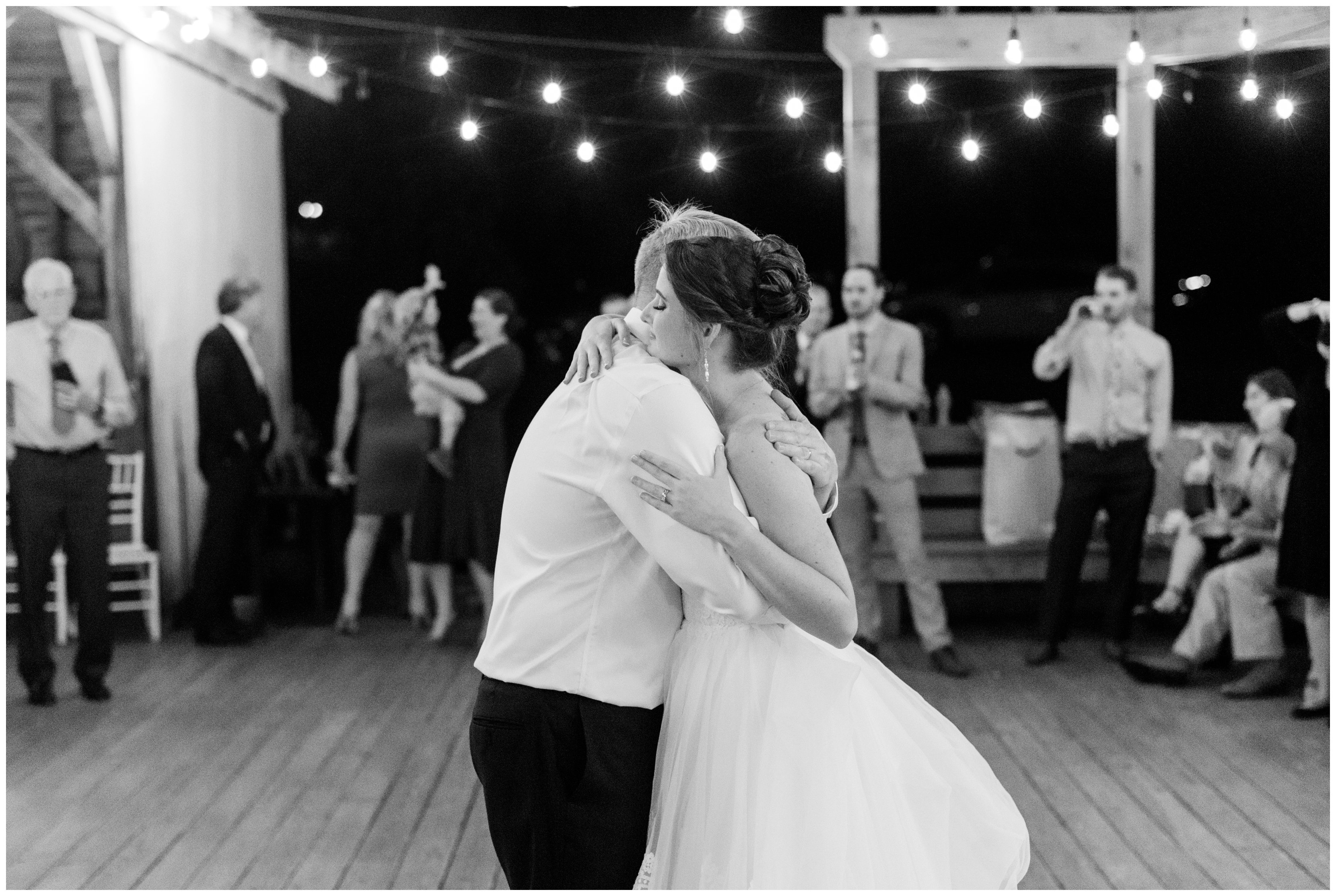 father daughter dance at outdoor reception in king george by virginia wedding photographer