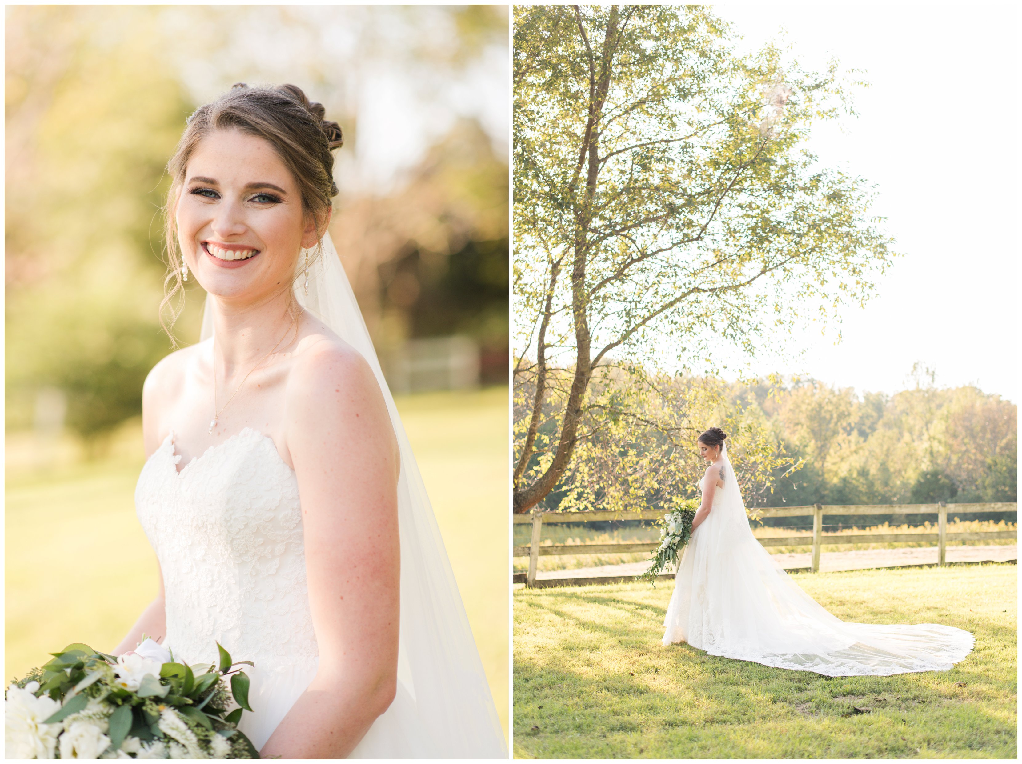 bride on wedding day at estate at white hall wedding by virginia wedding photographers