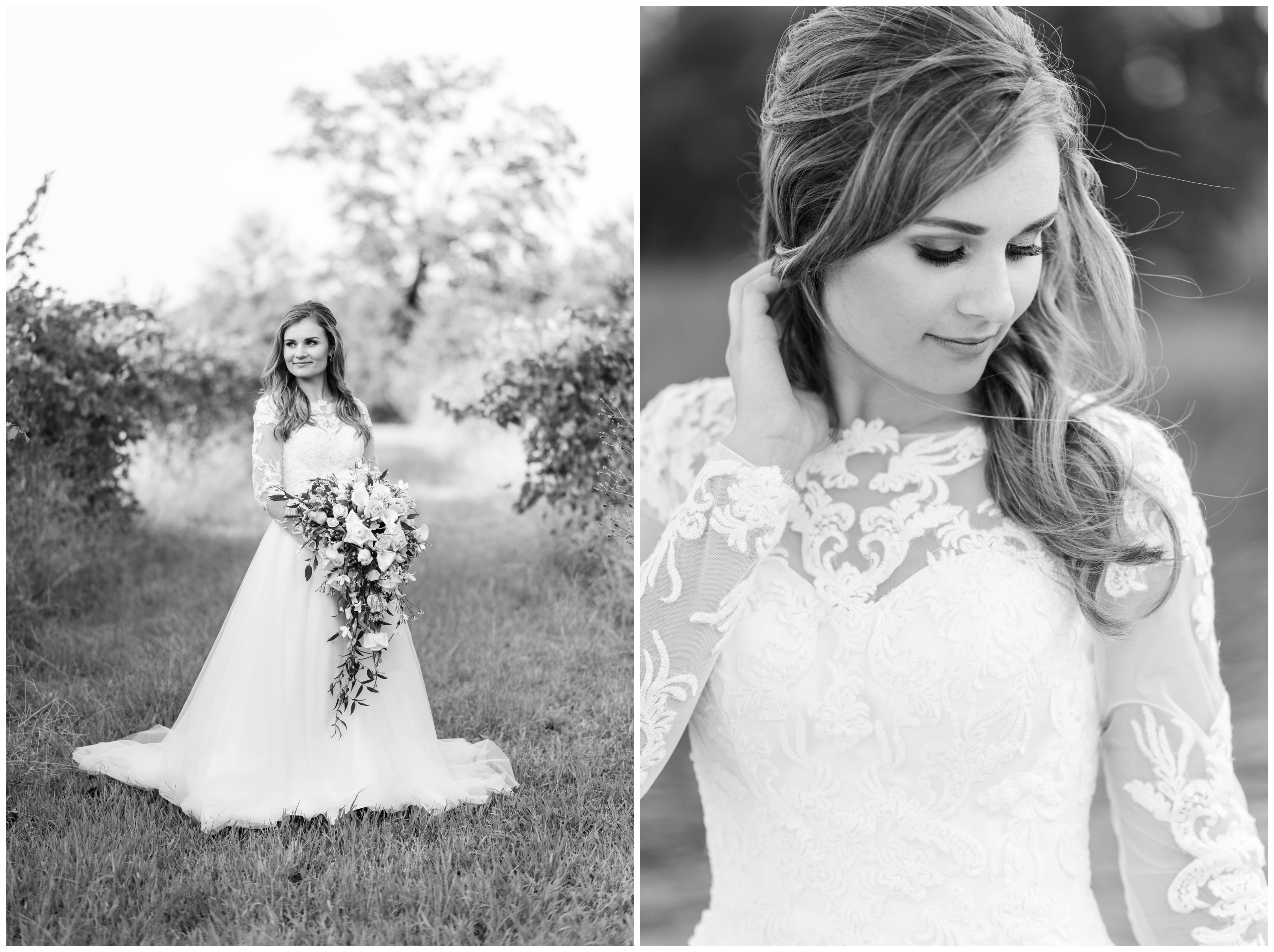 bride during bridal session at windsor castle park by smithfield virginia wedding photographers