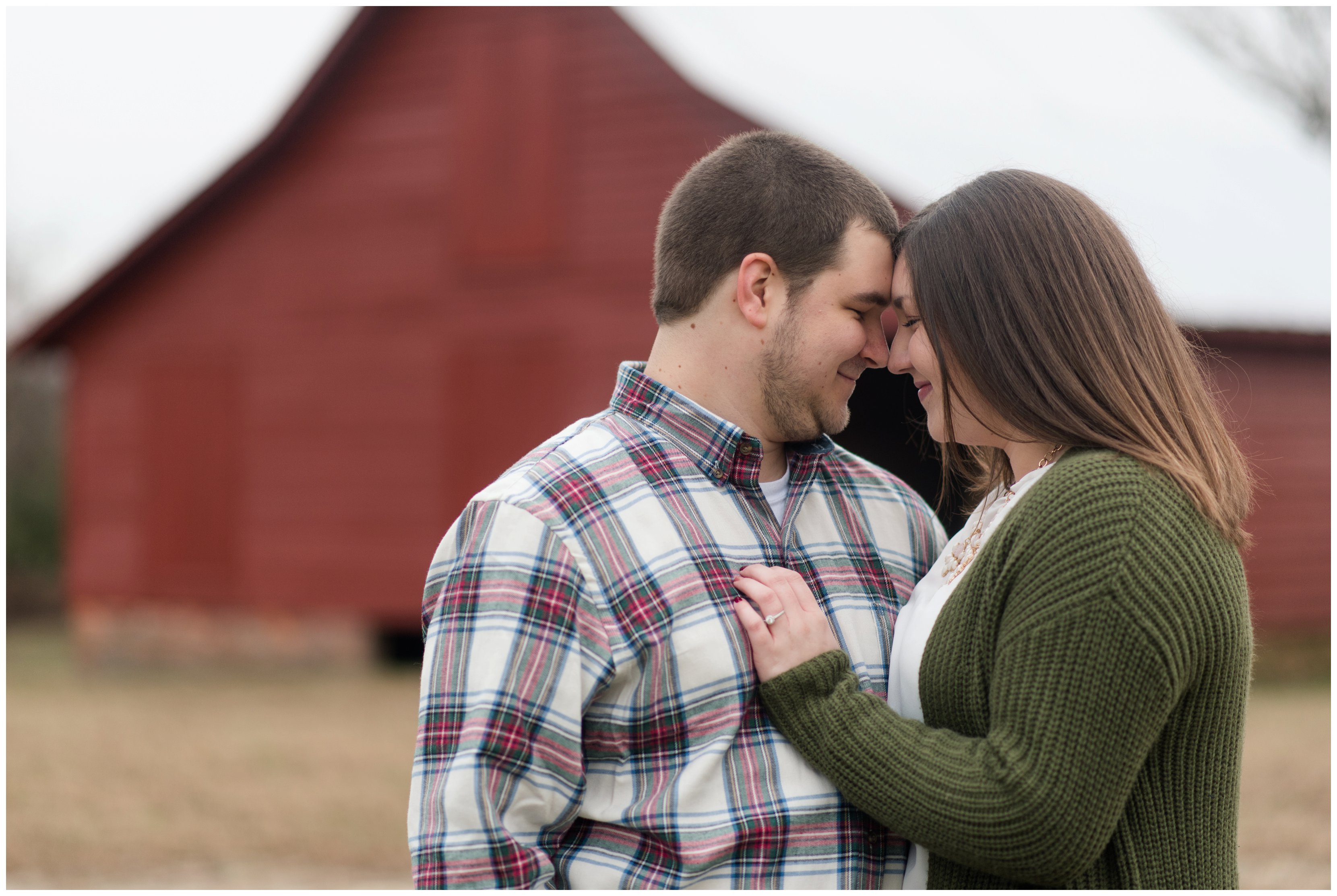 couple at smithfield engagement session by virginia wedding photographer