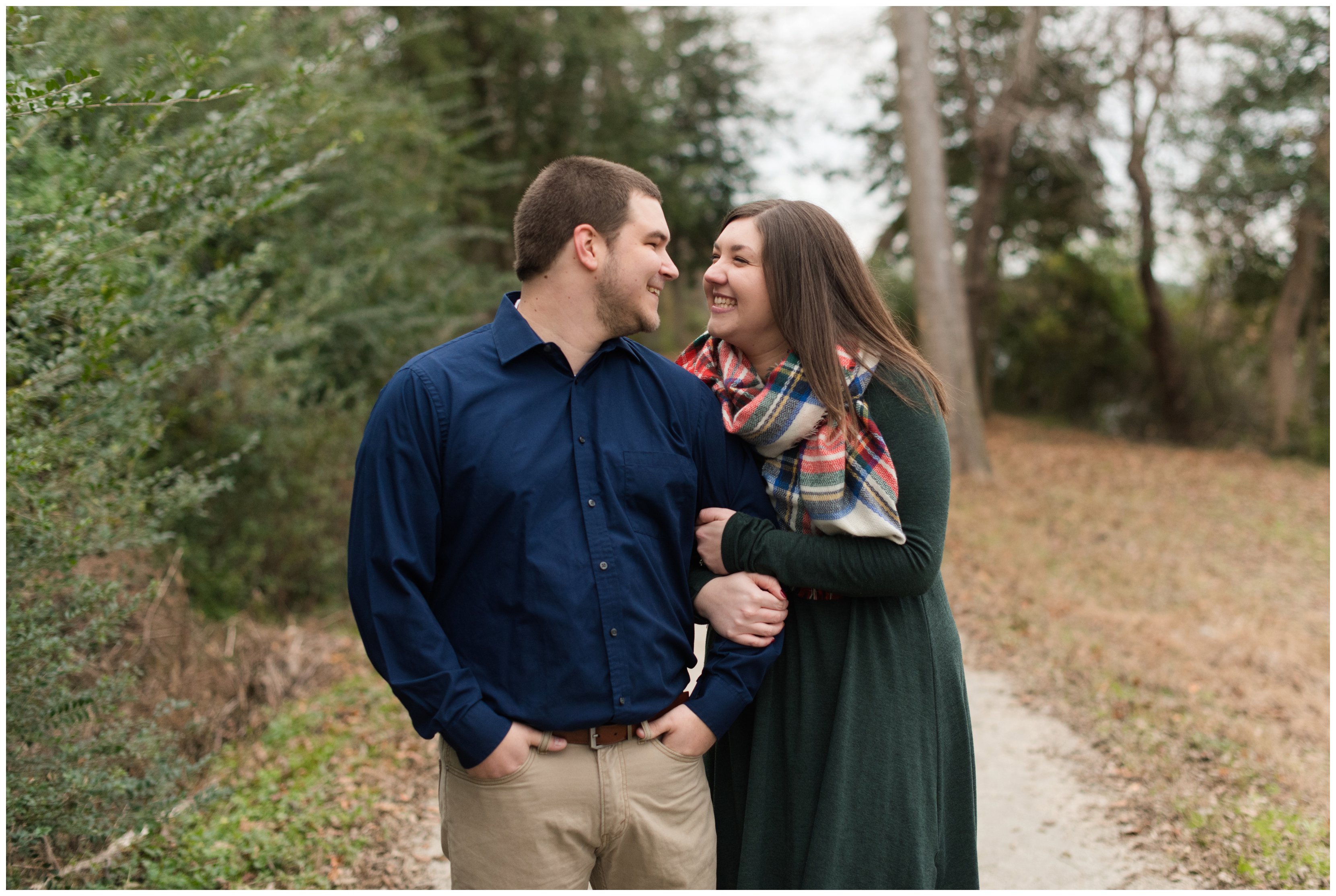 couple at smithfield engagement session by virginia wedding photographer
