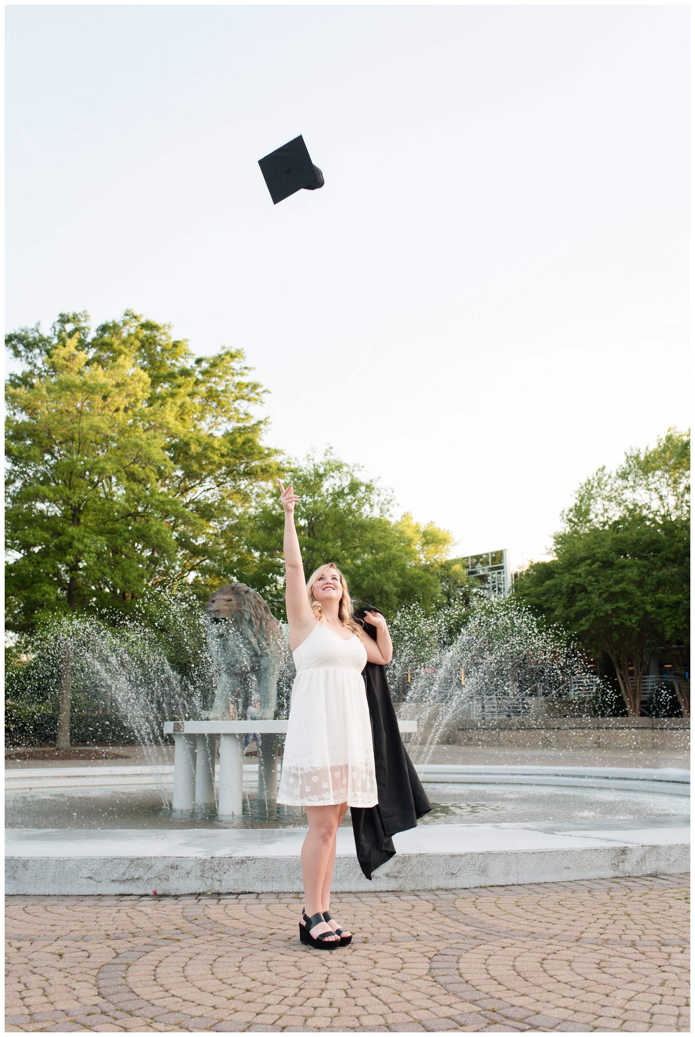 old dominion university graduate cap and gown session