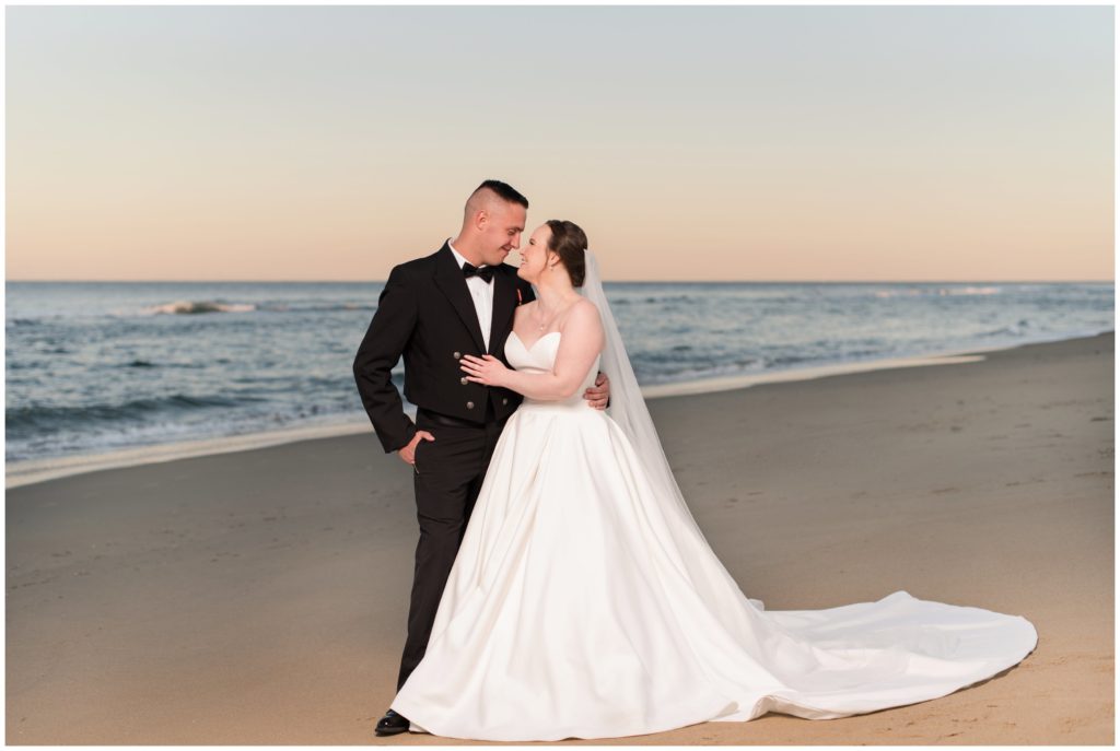 shifting sands virginia beach navy wedding by hampton roads photographers